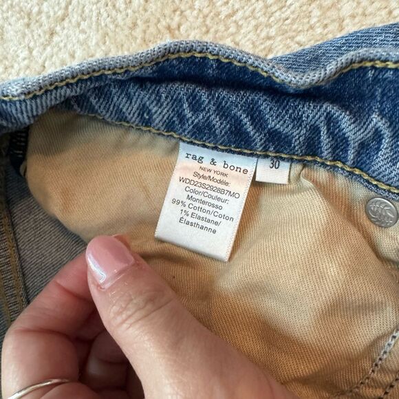 Women’s rag & bone Peyton Mid Rise Bootcut Sz 30 - Picture 3 of 5